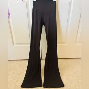Offline by aerie high rise brown real me xtra boot cut leggings